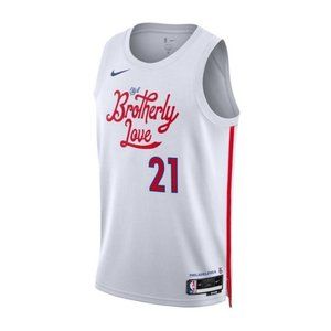 Nike Philadelphia 76ers Joel Embiid City Edition Edition Jersey (XL) DO9606-101